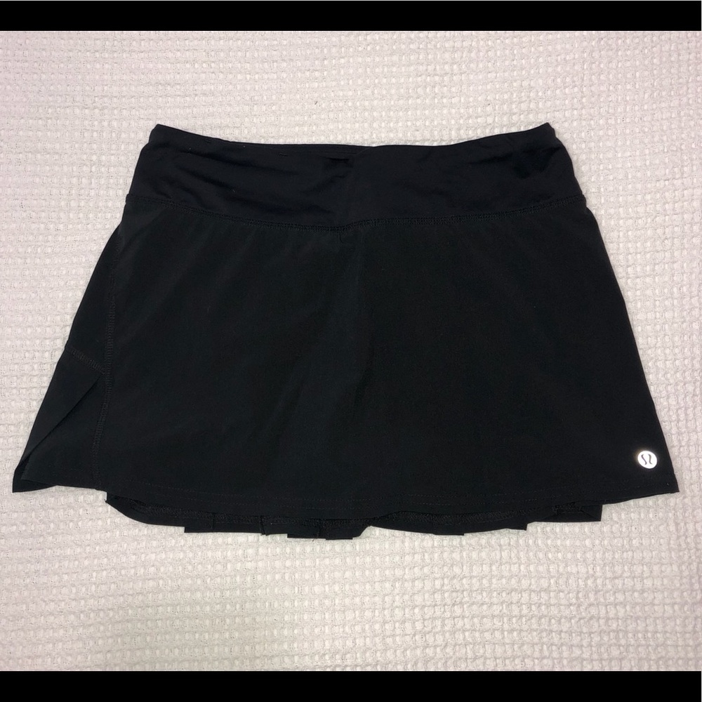 Lululemon Black Tennis Skirt Size 4